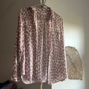 Loft long sleeve top xs